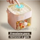 Forma Inteligente de Gelo com Tampa e Armazenamento™ | Gelo Fresco e Prático Sem Bagunça