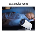 Projetor Inteligente HY300 PRO - 4K, Android 11, Brilho 160 ANSI | Conectividade Wi-Fi e Portátil