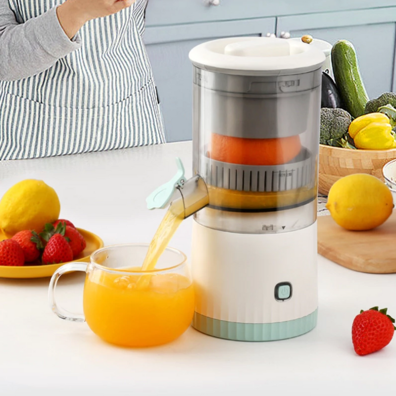 Mini Espremedor de Frutas Elétrico Portátil USB - Prepare Sucos Frescos e Saudáveis em Qualquer Lugar