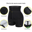 Bermuda Legging Efeito Sauna Modeladora – Queima Gordura e Define a Silhueta