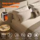 Mini Aquecedor Portátil com Controle Remoto 220V | Aqueça Ambientes com Segurança e Economia