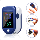 Oxímetro Digital Medidor Pulsação e Saturação de Oxigênio no Sangue Pulso Pilha Portátil + Termômetro + E-book (Grátis)