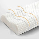 Travesseiro Ortopédico de Espuma de Memória com Fibra de Bambu