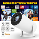 Projetor Inteligente HY300 PRO - 4K, Android 11, Brilho 160 ANSI | Conectividade Wi-Fi e Portátil