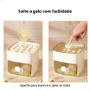 Forma Inteligente de Gelo com Tampa e Armazenamento™ | Gelo Fresco e Prático Sem Bagunça