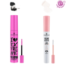 Kit I Love Extreme Crazy Volume + Primer Volume Booster essence - Cílios Volumosos e Intensos | Máscara e Primer para Olhar Poderoso essence